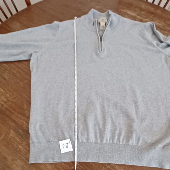 Men's Cotton & Cashmere Sweater, LL Bean, XXL - Picture 3 of 5